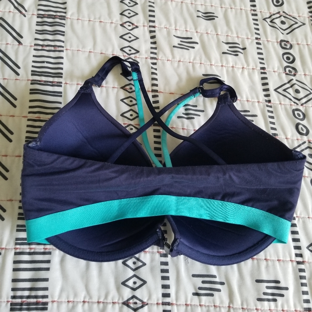 Kensie Front Closure Strappy Back Bra 32DD - Picture 5 of 7